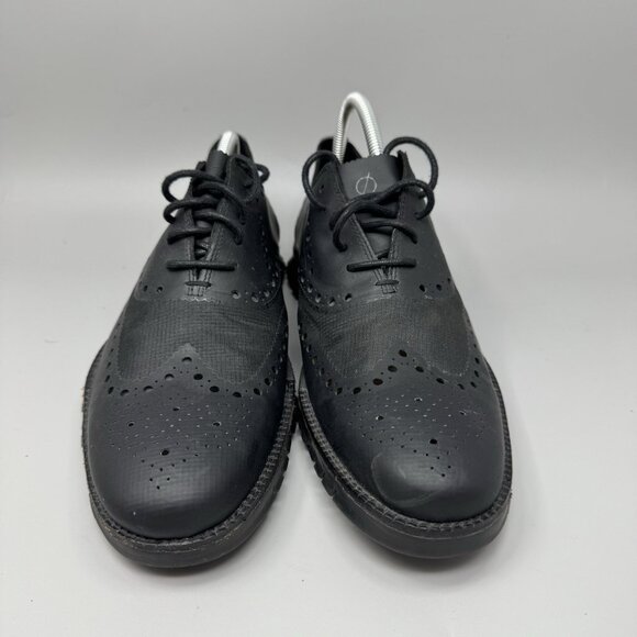 Cole Haan No Stitch Zerogrand Men Size 10.5 M Shoes Black Wingtip Oxford C12973 main image 5